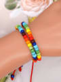 thumb Stainless steel Miyuki Bead Multi Color Round Bohemia Adjustable Bracelet 1