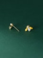 thumb 925 Sterling Silver Cubic Zirconia Bee Cute Stud Earring 3