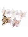 thumb Cellulose Acetate Trend Butterfly Alloy Rhinestone Jaw Hair Claw 0
