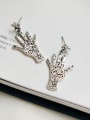 thumb 925 Sterling Silver Vintage palm Earring 0
