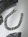 thumb 925 Sterling Silver Geometric Chain Vintage Bracelet 2