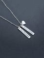 thumb Stainless Steel Bar Necklaces 4
