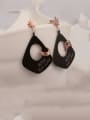 thumb Titanium Triangle Statement Chandelier Earring 2