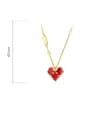 thumb 925 Sterling Silver With  Gold Plated Minimalist Heart Necklaces 3