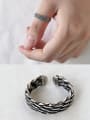 thumb 925 Sterling Silver Vintage   Double Layer Twisting  Stackable Ring 2
