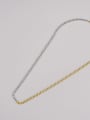 thumb Titanium Steel Heart Minimalist Asymmetrical Chain Necklace 4