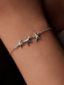 thumb 925 Sterling Silver Sea Star Minimalist Link Bracelet 1