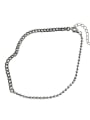 thumb S925 Sterling Silver  Antique Geometric Gead Chain  Anklet 3
