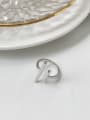 thumb 925 Sterling Silver Geometric Minimalist Midi Ring 2