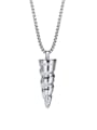 thumb Stainless steel Irregular Hip Hop Necklace 0