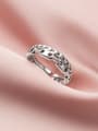 thumb 925 Sterling Silver Heart Vintage Stackable Ring 0