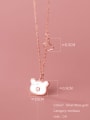 thumb 925 Sterling Silver Shell Bear Cute Necklace 4
