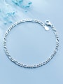 thumb 925 Sterling Silver Minimalist Fashion wave thick chain geometric bracelet 2