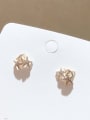 thumb Alloy With Imitation Gold Plated Cute Star Stud Earrings 2