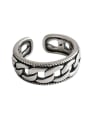 thumb 925 Sterling Silver Antique twist chain Free Size Rings 3