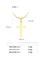 thumb 925 Sterling Silver Hollow  Cross Minimalist Necklace 4