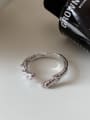 thumb 925 Sterling Silver Lizard Vintage Band Ring 2