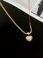 thumb Titanium Steel Shell Heart Vintage Necklace 1