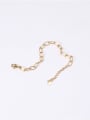 thumb Titanium With Imitation Gold Plated Simplistic Chain Necklaces 2