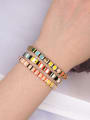 thumb Tila Bead Bohemia Multi Color Geometric Pure handmade  Bracelet 1