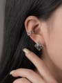 thumb 925 Sterling Silver Geometric Vintage Single Ear Cuff Without Piercing Earring 1