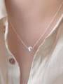 thumb 925 Sterling Silver Round Ball Hip Hop Necklace 3