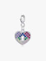 thumb 925 Sterling Silver Cubic Zirconia Minimalist Heart  Pendant 0