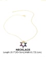 thumb Brass Cubic Zirconia Vintage Pentagram Bracelet and Necklace Set 2