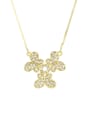 thumb Alloy Cubic Zirconia Butterfly Minimalist Necklace 0