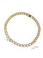 thumb Brass Cubic Zirconia Luxury Geometric Bracelet and Necklace Set 3