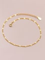 thumb 925 Sterling Silver  Irregular Minimalist  Chain Anklet 3