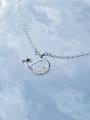 thumb 925 Sterling Silver Dolphin Minimalist pendant Necklace 3