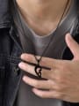 thumb Stainless steel Heart Hip Hop Necklace 3