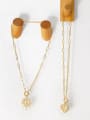 thumb Brass Cubic Zirconia Heart Vintage  Sun Pendant Necklace 3