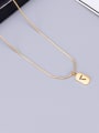 thumb Titanium Lucky Number 7 Square Necklace 3