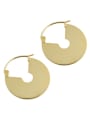 thumb S925 Sterling Silver geometric fan shaped female Earrings 3
