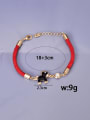 thumb Titanium Steel Weave Rope Minimalist Link Bracelet 1