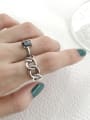 thumb 925 Sterling Silver round free size Ring 1