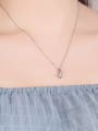 thumb 925 Sterling Silver  Smooth Water Drop Minimalist Necklace 3