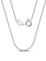 thumb 925 Sterling Silver Minimalist 0.9mm side chain element  Chain 0