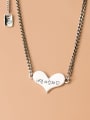 thumb 925 Sterling Silver Heart Vintage Chain Necklace 0
