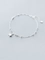 thumb 925 Sterling Silver Bead  Star Minimalist  Anklet 0