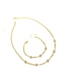 thumb Brass Cubic Zirconia Enamel Heart Vintage Necklace 0