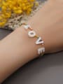 thumb Miyuki Millet Bead Multi Color Acrylic Letter Bohemia Handmade Weave Bracelet 1