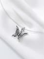 thumb 925 Sterling Silver Butterfly Cute Necklace 2