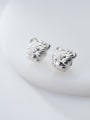 thumb 999 Fine Silver With White Gold Plated Cute  Mouse Beads Diy Accessories 2