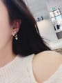 thumb Alloy With Gold Plated Fashion Star Drop Earrings 1