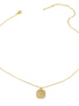 thumb Brass Cubic Zirconia Star Vintage geometry pendant Necklace 3