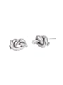 thumb 925 Sterling Silver Bowknot Vintage Stud Earring 0