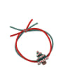 thumb Acrylic Minimalist Christmas Seris Multi Color Hair Rope 2